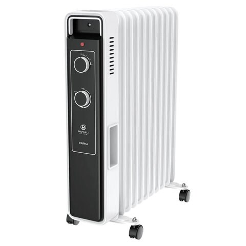Обогреватель масляный ROYAL CLIMA ROR-PR11-2500M, 2500 Вт, 11 секций, белый 456581