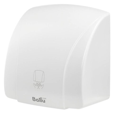 Сушилка для рук BALLU BAHD-1800, 1800 Вт, металлическая, антивандальная, белая, GSX 1800 600634