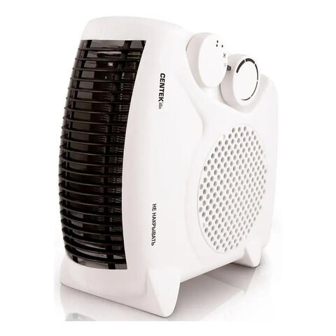 Тепловентилятор CENTEK CT-6001, 2000 Вт, 3 режима работы, 2 рабочих положения, белый 457464