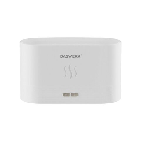 Увлажнитель воздуха "Камин", эффект пламени, 180 мл, Аромамасло в ПОДАРОК, белый, DASWERK, 456846 456846