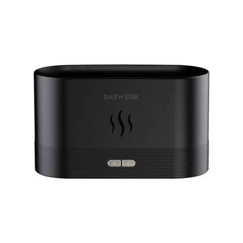 Увлажнитель воздуха "Камин", эффект пламени, 180 мл, Аромамасло в ПОДАРОК, черный, DASWERK, 456845 456845