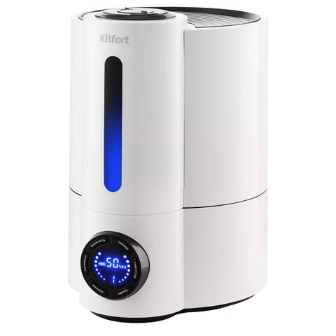 Увлажнитель воздуха KITFORT КТ-2801, объем бака 3,5 л, 26 Вт, арома-контейнер, ионизация, белый 455987