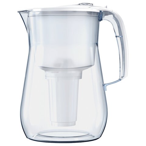 Кувшин-фильтр для очистки воды АКВАФОР "Прованс А5", 4,2 л, со сменной кассетой, белый, 519168 609285