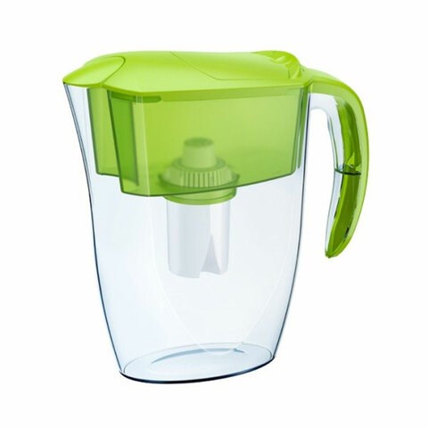 Кувшин-фильтр для очистки воды АКВАФОР "Реал В15", 2,9 л, со сменной кассетой, салатовый, 210156 609288