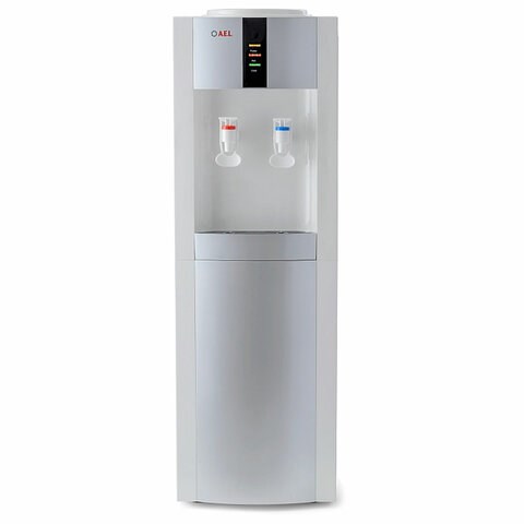 Кулер для воды AEL LC-AEL-47B, напольный, НАГРЕВ/ОХЛАЖДЕНИЕ КОМПРЕССОРНОЕ, холодильник, 2 крана, белый, 00303 456856