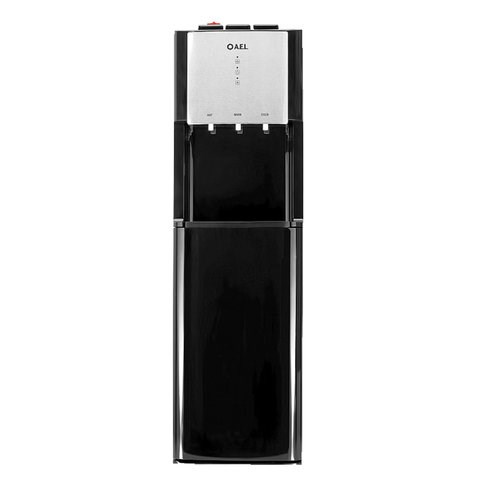 Кулер для воды AEL LD-AEL-811a, напольный, НАГРЕВ/ОХЛАЖДЕНИЕ ЭЛЕКТРОННОЕ, бутыль снизу, 3 крана, чёрный, 00273 454352