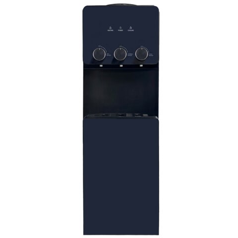 Кулер для воды SONNEN FSE-03RTi, напольный, НАГРЕВ/ОХЛАЖДЕНИЕ ЭЛЕКТРОННОЕ, шкафчик, 3 крана, титановый синий, 455746 455746