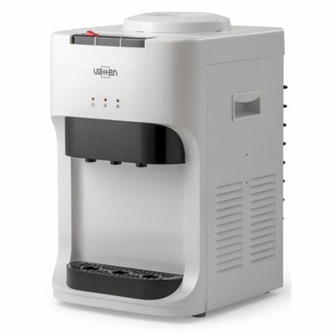 Кулер для воды VATTEN D45WK, настольный, НАГРЕВ/ОХЛАЖДЕНИЕ КОМПРЕССОРНОЕ, 3 крана, белый, 5582 455565