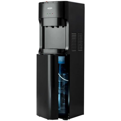 Кулер для воды VATTEN L45NE, напольный, нагрев/охлаждение, НИЖНЯЯ ЗАГРУЗКА, 3 крана, черный, 6165 456849