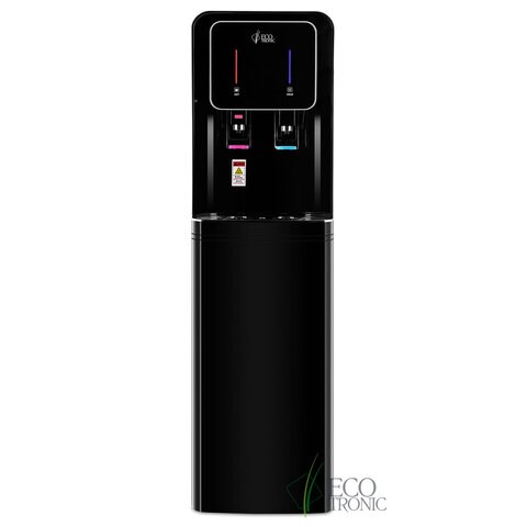 Пурифайер для воды ECOTRONIC A60-U4L напольный, НАГРЕВ/ОХЛАЖДЕНИЕ КОМПРЕССОРНОЕ, 2 крана, черный, 7139 456868