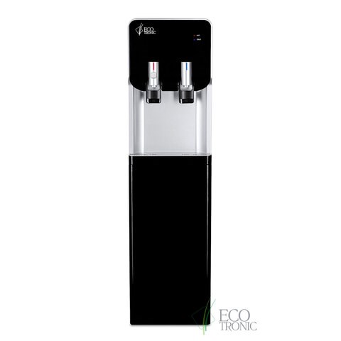 Пурифайер для воды ECOTRONIC M40-U4L напольный, НАГРЕВ/ОХЛАЖДЕНИЕ КОМПРЕССОРНОЕ, 2 крана, черный, 11609 456874