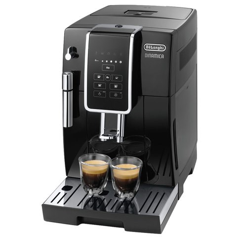 Кофемашина DELONGHI Dinamica ECAM 350.15.B, 1450 Вт, объем 1,8 л, ручной капучинатор, черная 453264