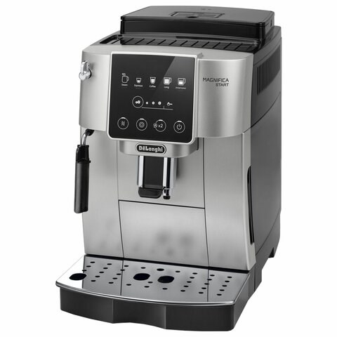 Кофемашина DELONGHI Magnifica Start ECAM220.30.SB, 1450 Вт, объем 1,8 л, ручной капучинатор, серебристо-черная 456519