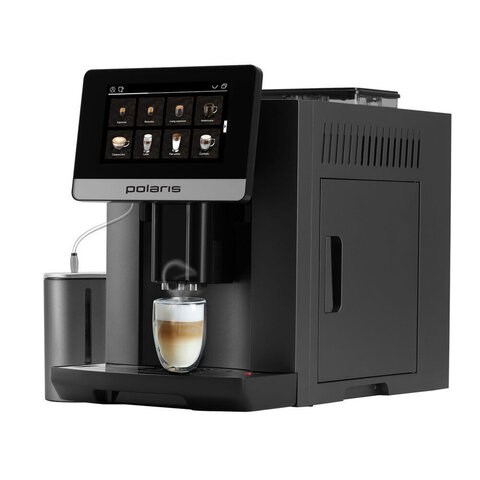 Кофемашина POLARIS PACM 2080AC WiFi IQ Home, 1500 Вт, объем 1,8 л, автокапучинатор, графитовая, 62311 456725