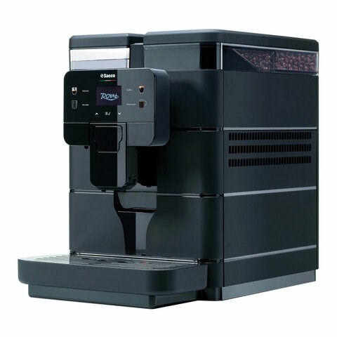 Кофемашина SAECO NEW ROYAL BLACK, 1400 Вт, объем 2,5 л, для зерен 600 г, без капучинатора, черная, 9J0040 456803