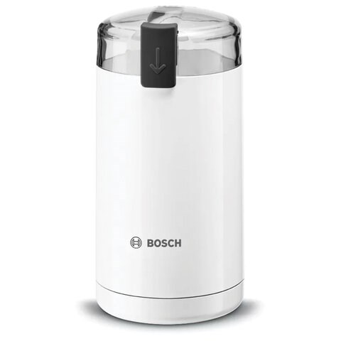 Кофемолка BOSCH TSM6A011W/MKM6000, мощность 180 Вт, вместимость 75 г, пластик, белая 451677