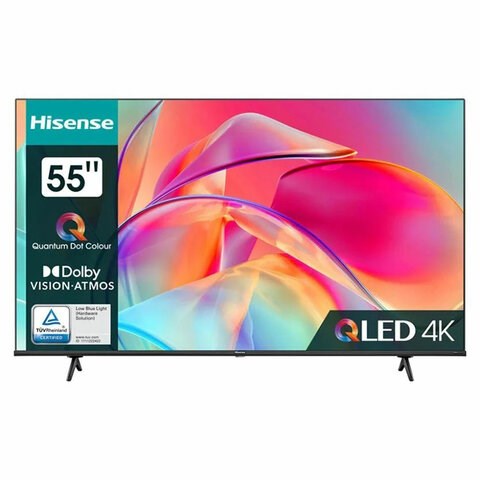Телевизор HISENSE 55E7KQ, 55" (139 см), 3840x2160, 4K, 16:9, SmartTV, Wi-Fi, черный 456770