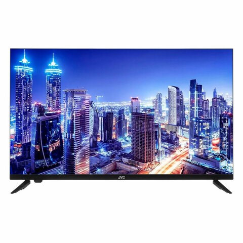 Телевизор JVC LT-32M595, 32'' (81 см), 1366x768, HD, 16:9, SmartTV, Wi-Fi, безрамочный, черный 456141