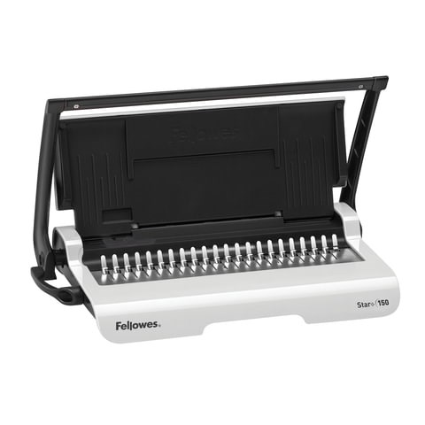 Переплетная машина для пластиковой пружины FELLOWES "STAR+", пробивавет до 15 листов, сшивает до 150 листов, FS-56275 530884