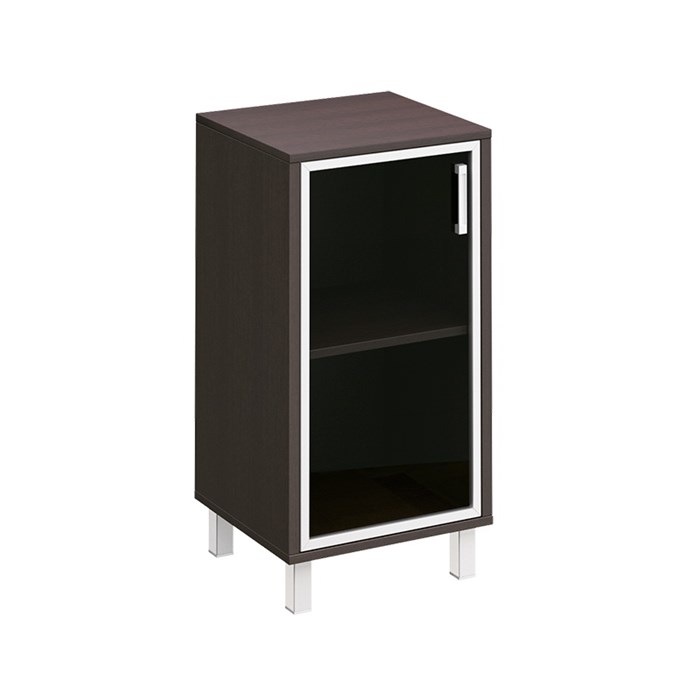 Шкаф для документов левый, дверь в алюминиевой раме 121337