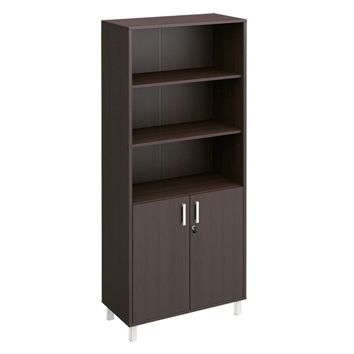 Шкаф для документов двери ДСП с замком + ниши 121381