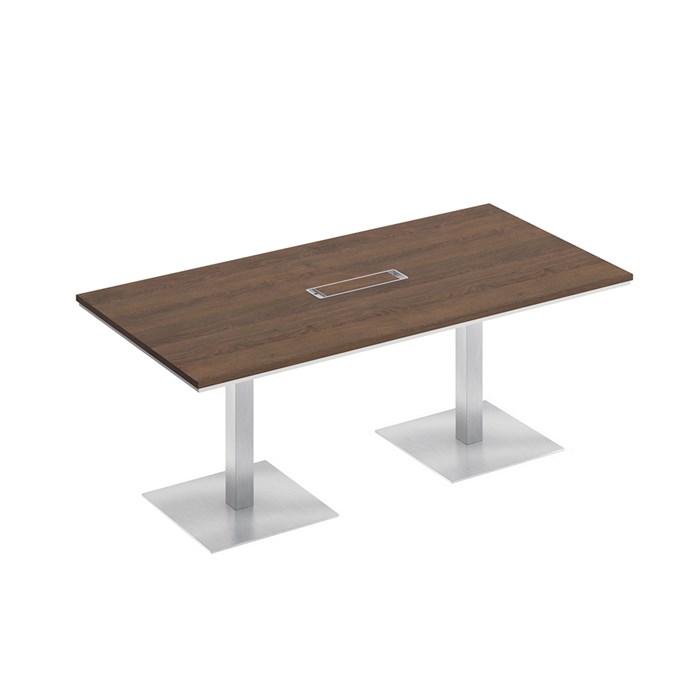 Стол для переговоров на квадратных опорах-колоннах 205439