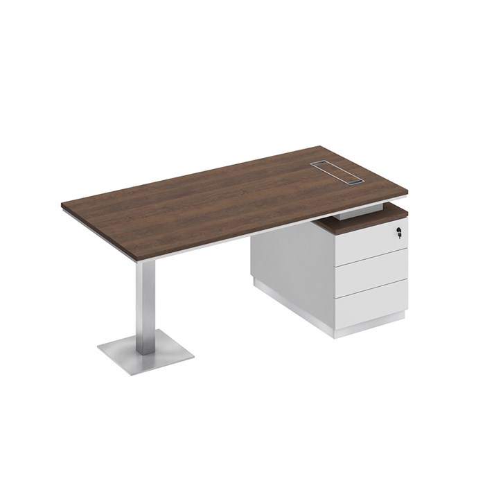 Стол руководителя на опорной тумбе 205413