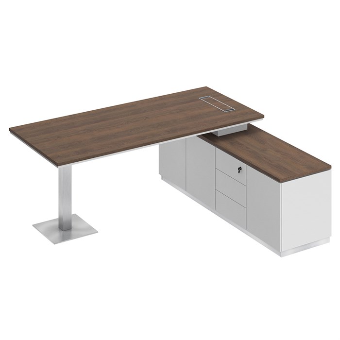 Стол на опорной тумбе для руководителя 205412