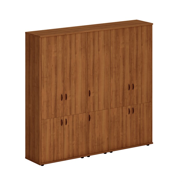 Шкаф комбинированный высокий (закрытый + закрытый узкий + закрытый) 1386