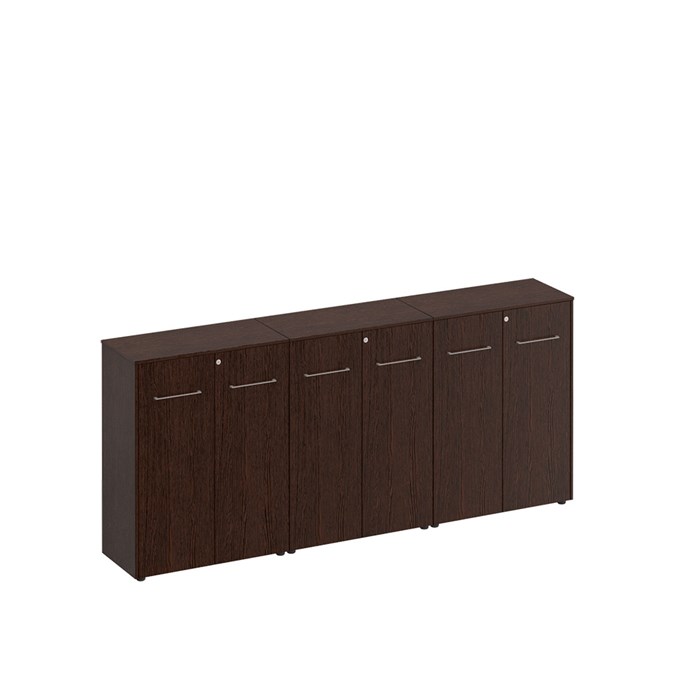 Шкаф комбинированный средний (закрытый + закрытый + закрытый) 122951