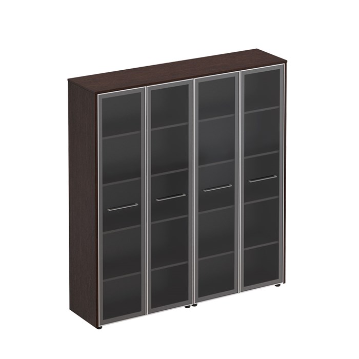 Шкаф комбинированный высокий (стекло + стекло) 122908