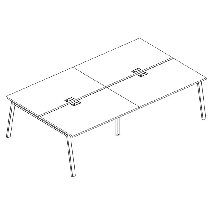 Станция 4х120 рабочая с металлокаркасом TRE 204392