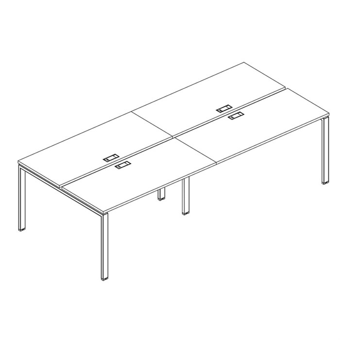 Рабочая станция с каркасом UNO 4х140 204160