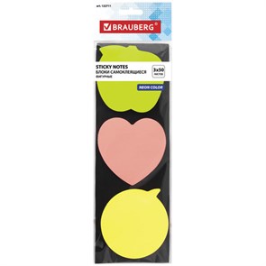 {{photo.Alt || photo.Description || 'Блок самоклеящийся (стикеры), фигурный BRAUBERG, НЕОНОВЫЙ &quot;Ассорти&quot;, 3 цвета х 50 листов, европодвес, 122711'}}