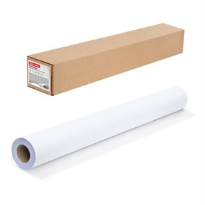 {{photo.Alt || photo.Description || 'Бумага широкоформатная рулон для плоттера, 914 мм х 30 м х втулка 50,8 мм, 120 г/м2, белизна CIE 146%, BRAUBERG, 110622'}}