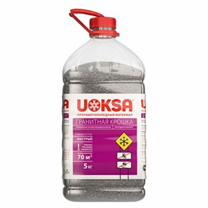 {{photo.Alt || photo.Description || 'Реагент противогололёдный 5 кг, UOKSA &quot;Гранитная крошка&quot;, фракция 2-5 мм, ПЭТ'}}