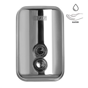 {{photo.Alt || photo.Description || 'Дозатор для жидкого мыла BXG antivandal, наливной, нержавеющая сталь, 0,5 л, BXG SD H1-500'}}