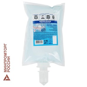 {{photo.Alt || photo.Description || 'Картридж с жидким мылом-пеной одноразовый (Система S4), &quot;Нейтральное&quot;, синее, 1 л, KEMAN, 100105-1000'}}