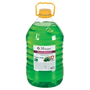 {{photo.Alt || photo.Description || 'Мыло жидкое с антибактериальным эффектом 5 л МЕЛОДИЯ &quot;Семь трав&quot;, ПЭТ, 606986'}}