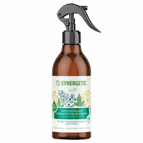 {{photo.Alt || photo.Description || 'Освежитель воздуха 380 мл SYNERGETIC &quot;Ягоды можжевельника и ангелика&quot;, биоразлагаемый, 900005'}}