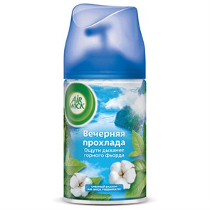 {{photo.Alt || photo.Description || 'Сменный баллон 250 мл, AIRWICK LifeScents &quot;Вечерняя прохлада&quot;, для автоматических освежителей, универсальный, 3024892'}}