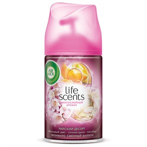 {{photo.Alt || photo.Description || 'Сменный баллон 250 мл, AIRWICK LifeScents &quot;Райский десерт&quot;, для автоматических освежителей, универсальный'}}