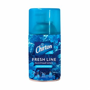 {{photo.Alt || photo.Description || 'Сменный баллон 250 мл, CHIRTON &quot;Лазурный бриз&quot;, для автоматических освежителей, универсальный, сухое распыление, 4670013302574'}}