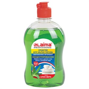 {{photo.Alt || photo.Description || 'Средство для мытья посуды 500 г, LAIMA PROFESSIONAL, концентрат, &quot;Алоэ Вера&quot;, 604649'}}