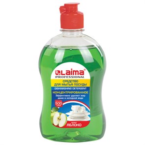 {{photo.Alt || photo.Description || 'Средство для мытья посуды 500 г, LAIMA PROFESSIONAL, концентрат, &quot;Яблоко&quot;, 604650'}}