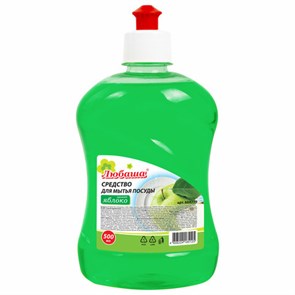 {{photo.Alt || photo.Description || 'Средство для мытья посуды 500 мл, ЛЮБАША &quot;Яблоко&quot;, пуш-пул, 604779'}}