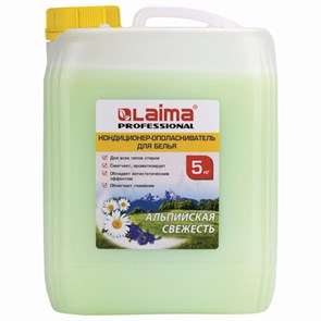 {{photo.Alt || photo.Description || 'Кондиционер-ополаскиватель для белья 5 л LAIMA PROFESSIONAL, &quot;Альпийская свежесть&quot;, 880293'}}