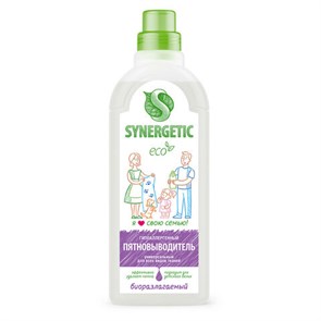 {{photo.Alt || photo.Description || 'Средство для удаления пятен 1 л SYNERGETIC, универсальное, гипоаллергенное, ЭКО, 121100'}}