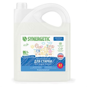 {{photo.Alt || photo.Description || 'Гель для стирки концентрированный биоразлагаемый, 5 л, SYNERGETIC UNIVERSAL &quot;Бескрайний океан&quot;, 109822'}}