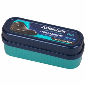 {{photo.Alt || photo.Description || 'Губка для обуви КОРИЧНЕВАЯ антипыль ДИВИДИК &quot;Классик&quot;, 91084, 4650056491084НШ'}}